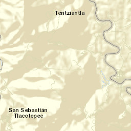 San Martín Mazateopan Street Map
