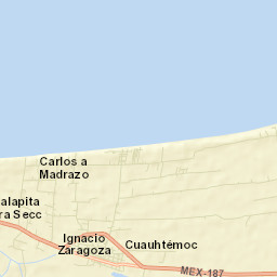 Ignacio Zaragoza Street Map