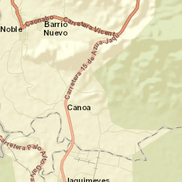 Canoa Street Map