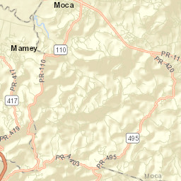 Añasco Street Map
