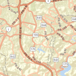 Trujillo Alto Street Map