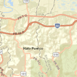 Río Grande Street Map