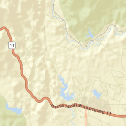 Amphoe Hang Chat Street Map