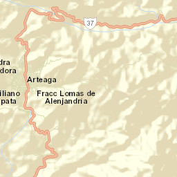 Arteaga Street Map