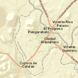 Pungarabato Street Map