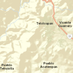 Colonia el Pedregal Street Map