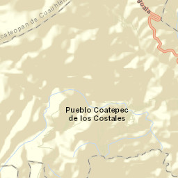 Coatepec Costales Street Map