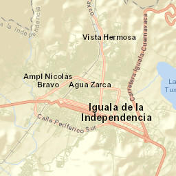 Iguala de la Independencia Street Map