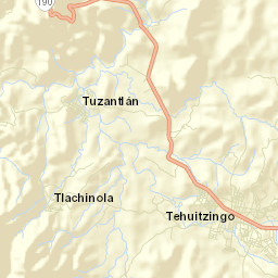 Tehuitzingo Street Map