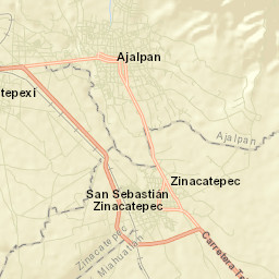Zinacatepec Street Map