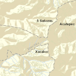 Acatepec Street Map