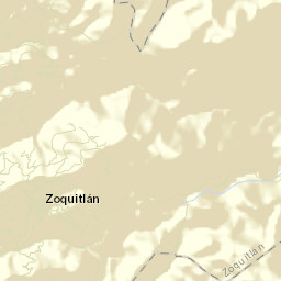 Zoquitlán Street Map