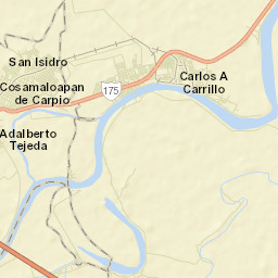Cosamaloapan Street Map