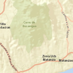 Matanzas Street Map