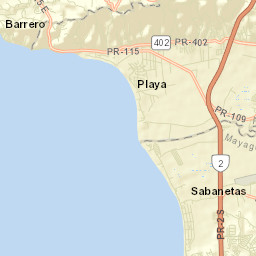 La Playa Street Map