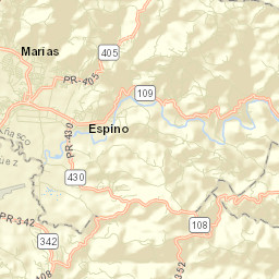 Espino Street Map