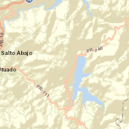 Utuado barrio-pueblo Street Map