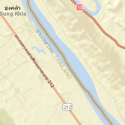 Amphoe Bung Khla Street Map