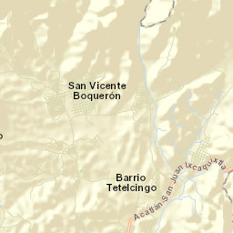 San Vicente Boquerón Street Map