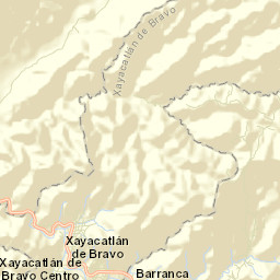 Xayacatlán de Bravo Street Map