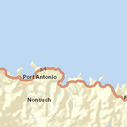 Port Antonio Street Map