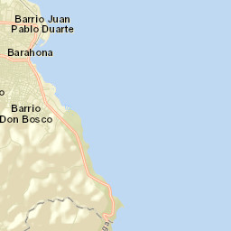 Santa Cruz de Barahona Street Map