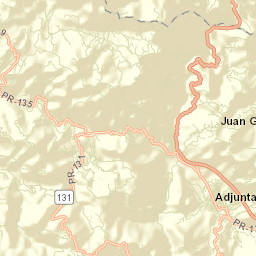 Adjuntas Street Map