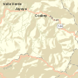Jayuya Street Map