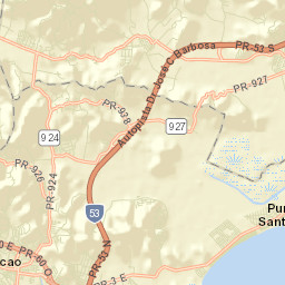 Peña Pobre Street Map