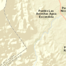 Villa Nicolás Bravo Street Map