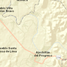 Nuevo Guerrero Street Map