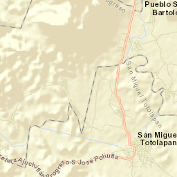 San Miguel Totolapan Street Map