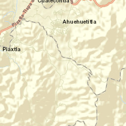 Ahuehuetitla Street Map
