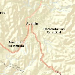 Acatlán Street Map