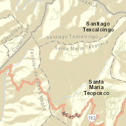 San Francisco Huehuetlán Street Map