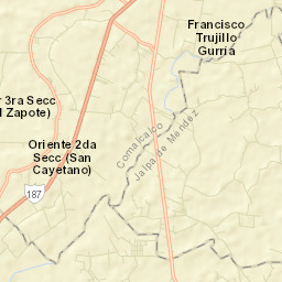 Huapacal 2da. Sección (Punta Brava) Street Map