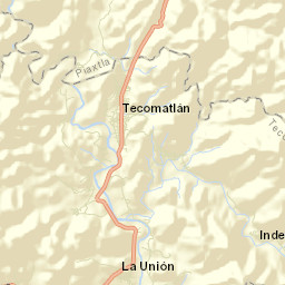 Tecomatlán Street Map
