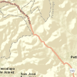 Petlalcingo Street Map