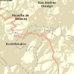 San Andrés Hidalgo Street Map