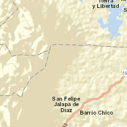 San Pedro Ixcatlán Street Map