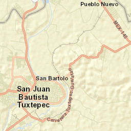 Tuxtepec Street Map