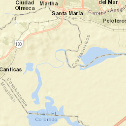 Residencial las Olas Street Map