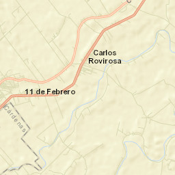 Río Seco 2da. Sección (Santiaguito) Street Map