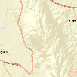 Santa Cruz Street Map