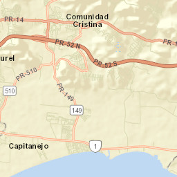 Juana Díaz Municipio Street Map