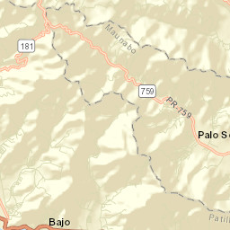 Palo Seco Street Map