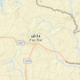 Amphoe Fao Rai Street Map