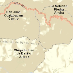 San Juan Coatzospam Street Map
