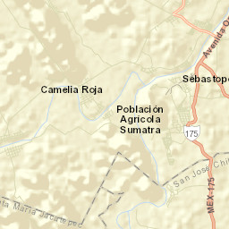 Paso Canoa Street Map