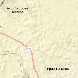 La Mina Street Map